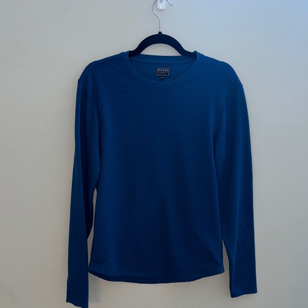 Guess Men's Ribbed Crewneck Sweater
